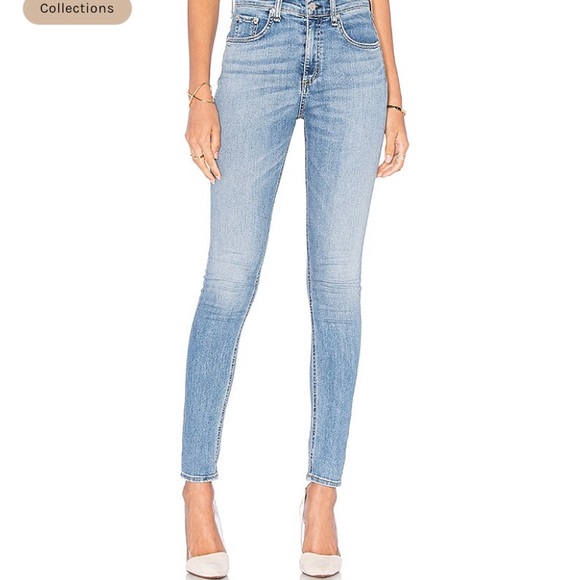 Rag & Bone High Rise Diva Jean Womens jeans size 27 - Picture 1 of 16